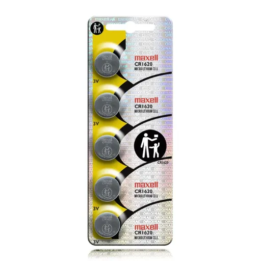 [1262] Maxell Lithium CR 1620  5-Pack
