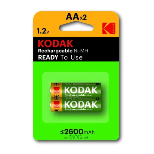 [7100] Kodak Rechargeable AA 2600 mAh 2-pack