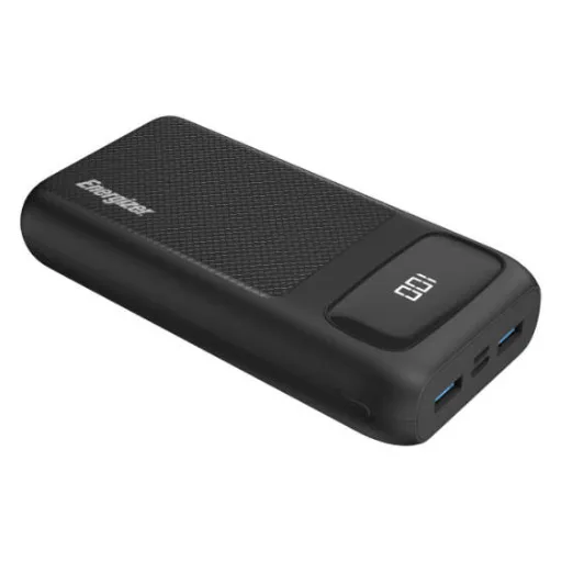[4334] Energizer Power Bank, 20,000mAh Ultra High Capacity, LCD Indicator, 2x USB-A & 1x USB-C 20W PD Outputs