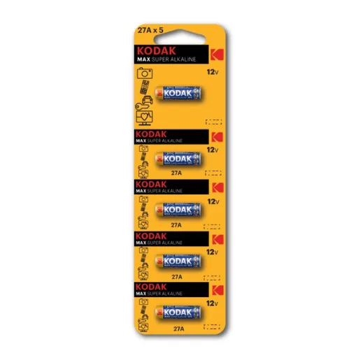 Kodak Max Alkaline 2v 27A 5-pack