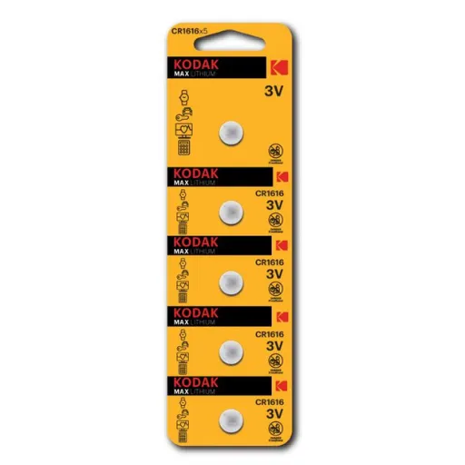 [7086] Kodak Max Lithium CR-1616 5-pack