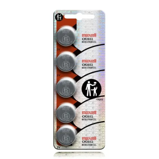 [413] Maxell Lithium CR-2032 5-pack