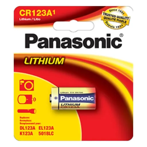 Panasonic CR123A 3V Lithium Batteries