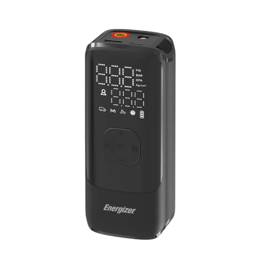 [4324] Energizer High-Performance Tire Inflator with 150 PSI Max Pressure & USB-A Output PAC4000