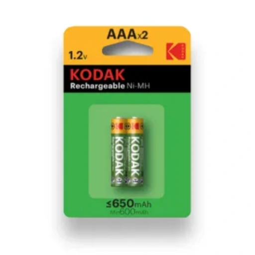 [7102] Kodak Rechargeable AAA 1000mAh 2-pack