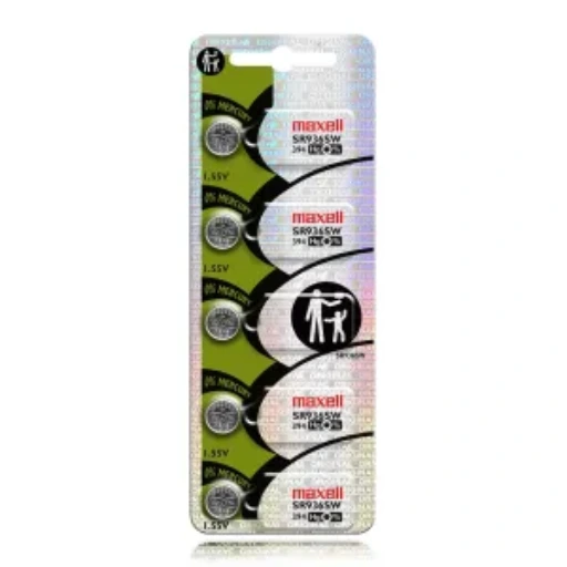Maxell Silver Oxide Cell SR936SW 394 1.55v